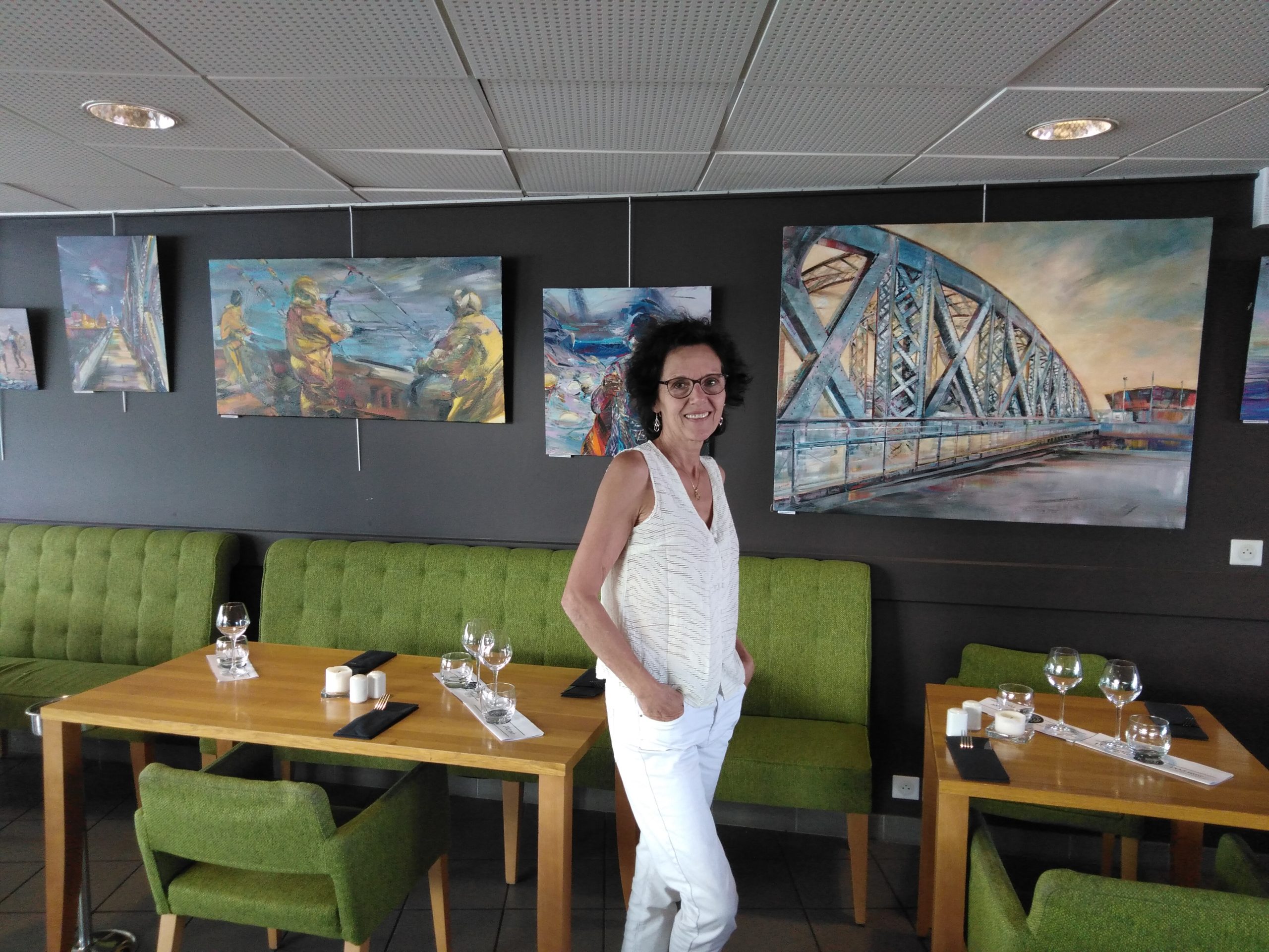 Béatrice DAGAN expose au restaurant l'O2mer à Dieppe